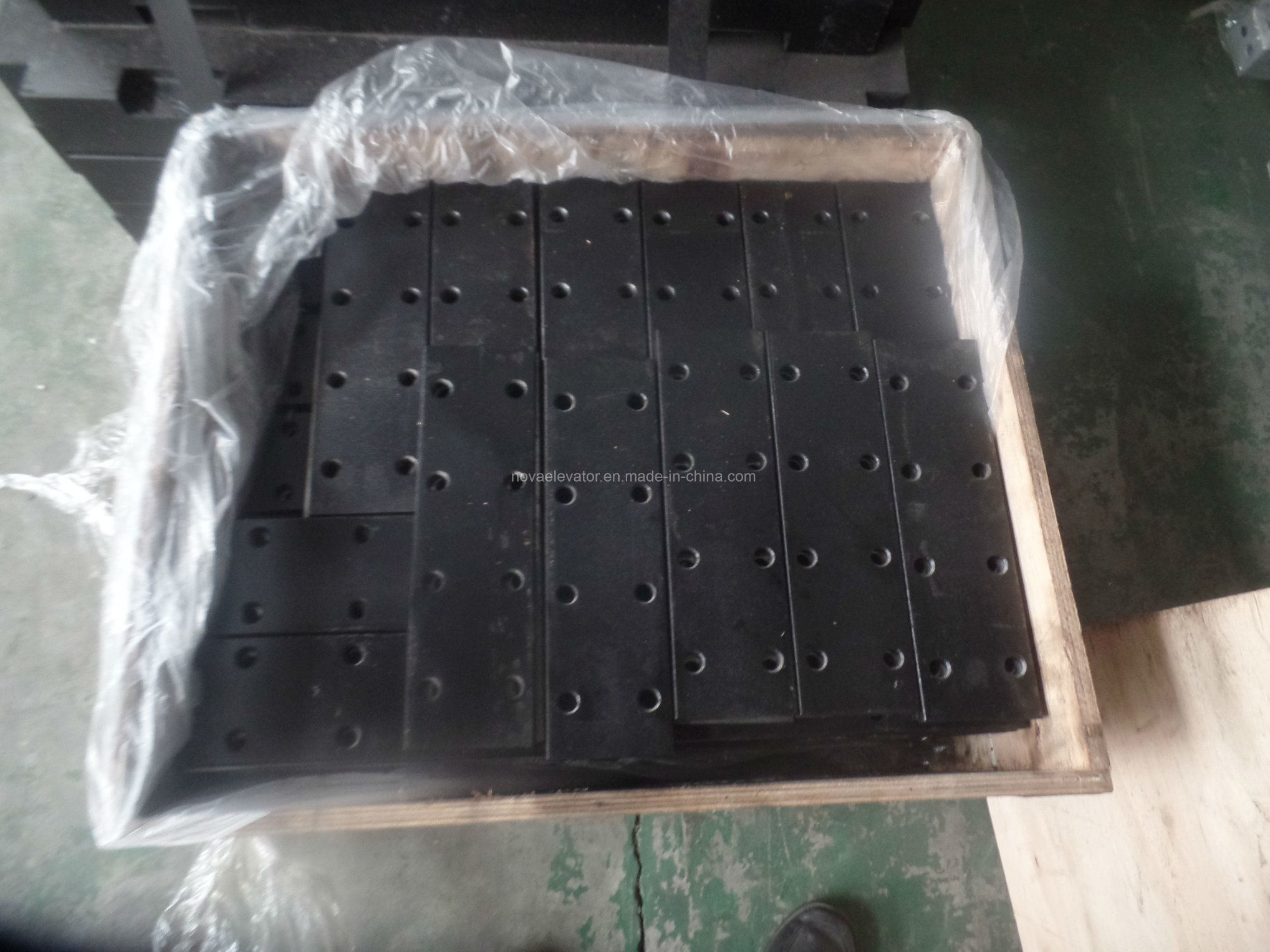 Elevator Guide Rail Standard Fishplate for Elevator Shaft Components